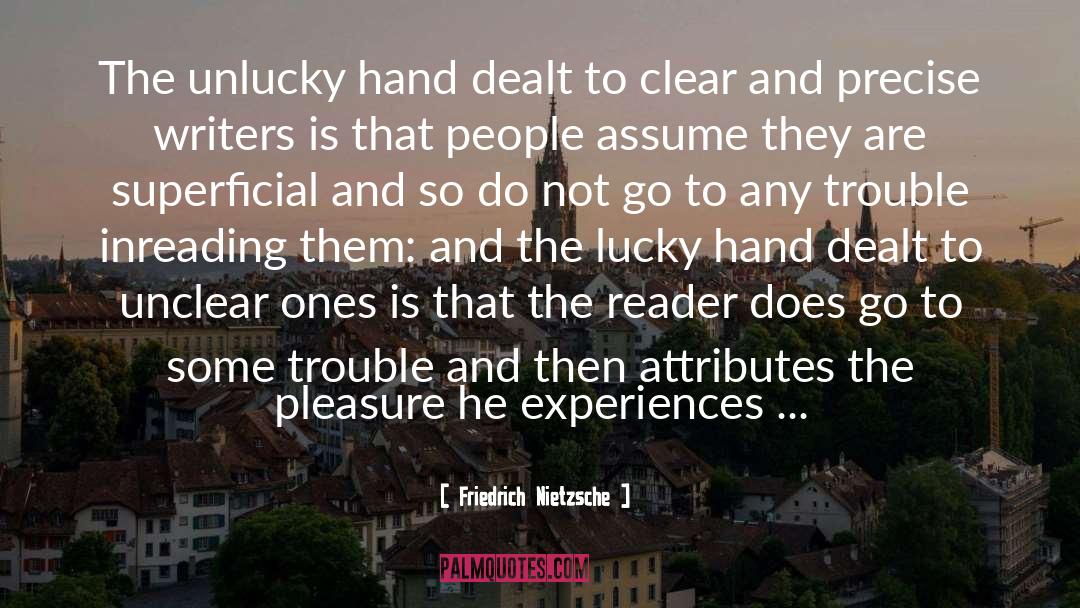 Unlucky quotes by Friedrich Nietzsche