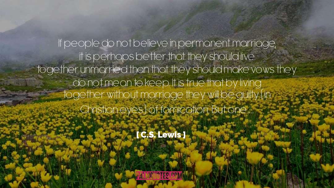 Unmarried quotes by C.S. Lewis