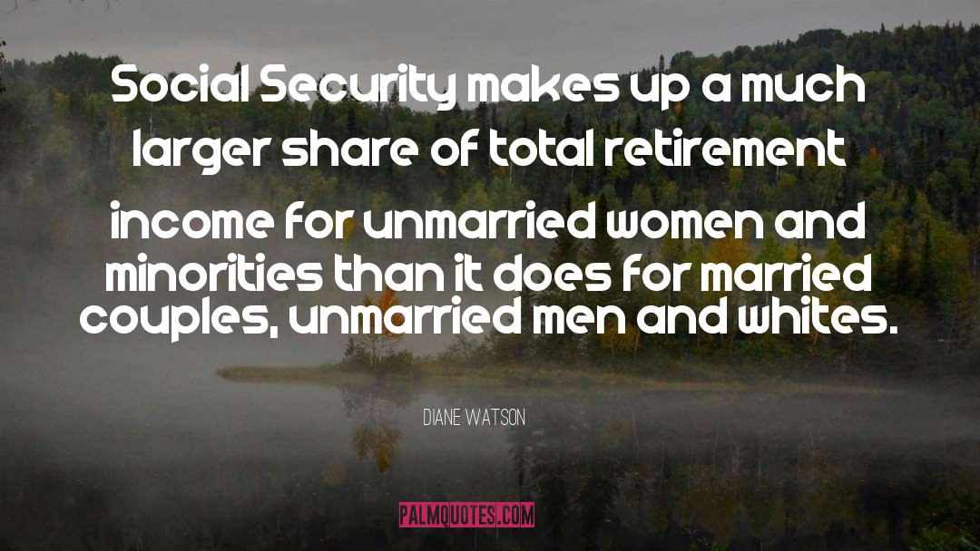Unmarried Women quotes by Diane Watson
