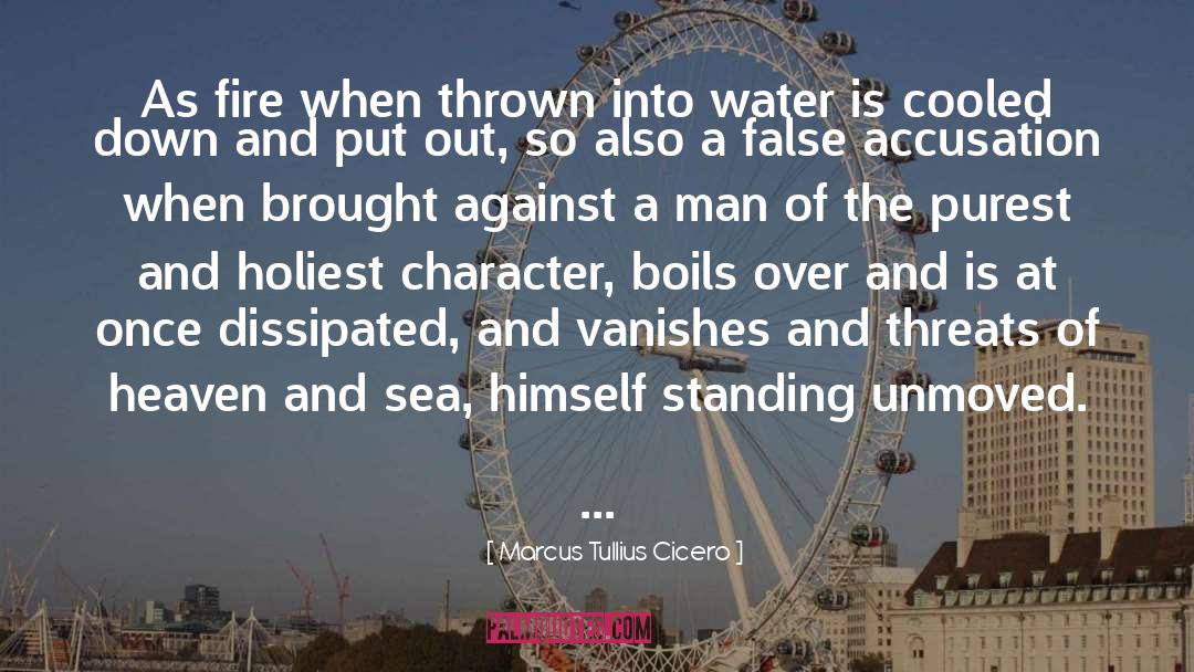 Unmoved quotes by Marcus Tullius Cicero