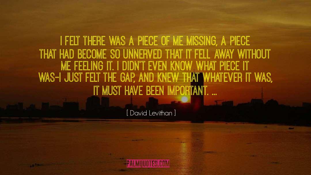 Unnerved quotes by David Levithan