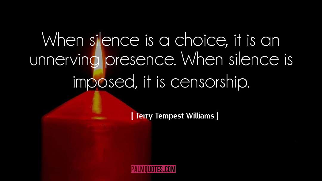 Unnerving quotes by Terry Tempest Williams