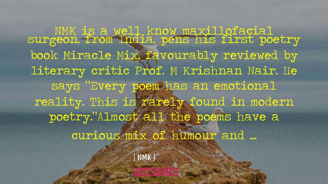 Unni Krishnan quotes by NMK