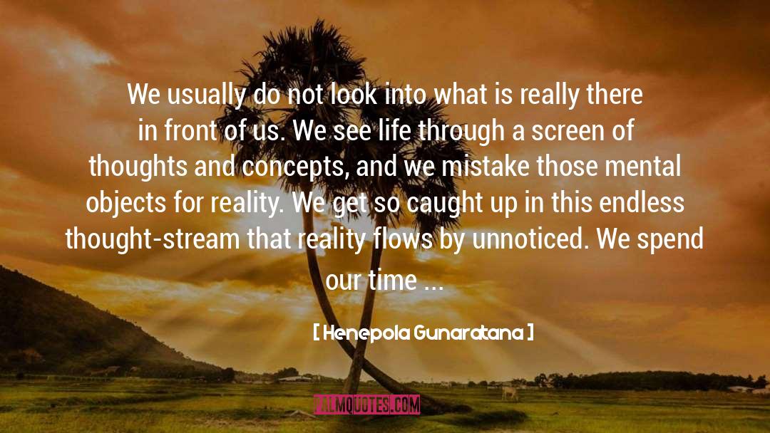 Unnoticed quotes by Henepola Gunaratana