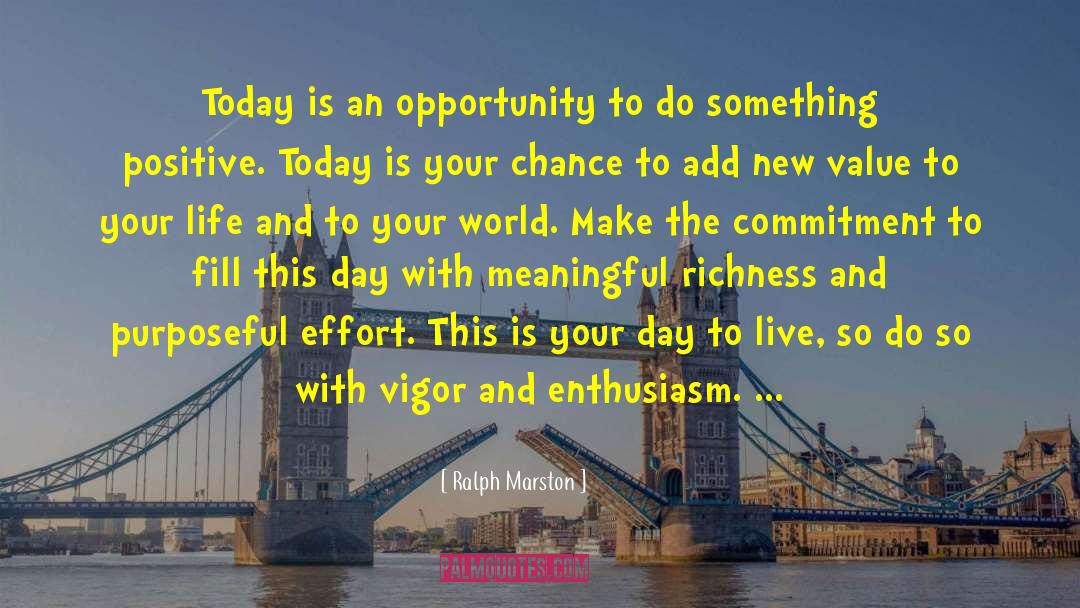 Unparalleled Commitment quotes by Ralph Marston