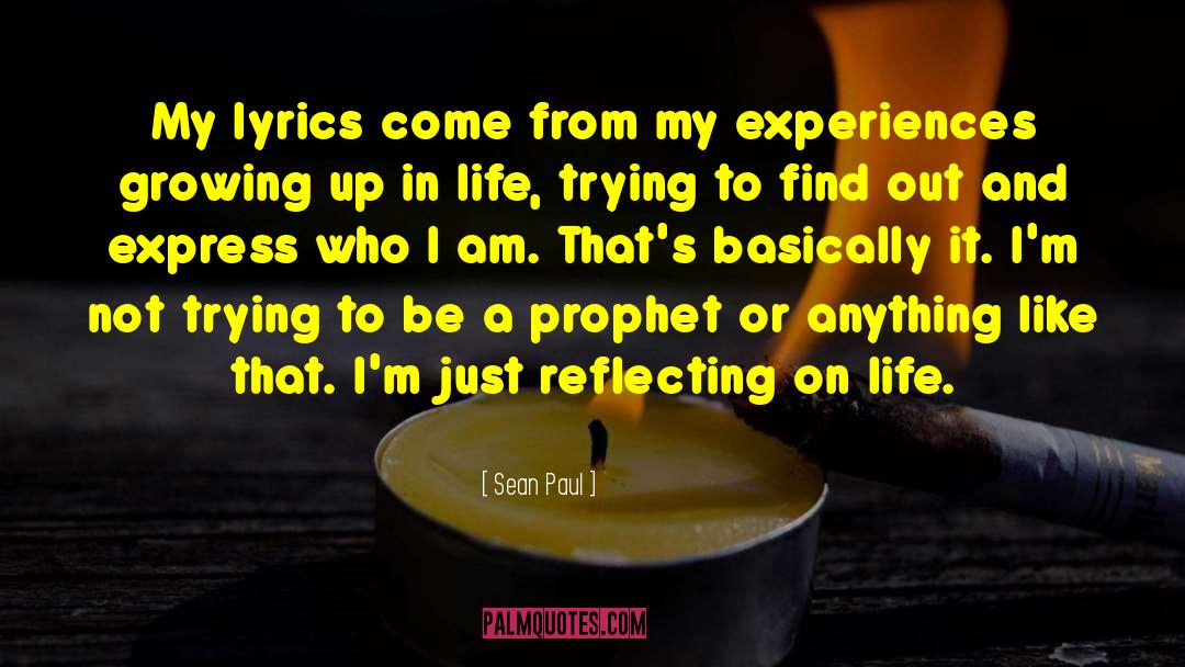 Unpleasant Experiences quotes by Sean Paul