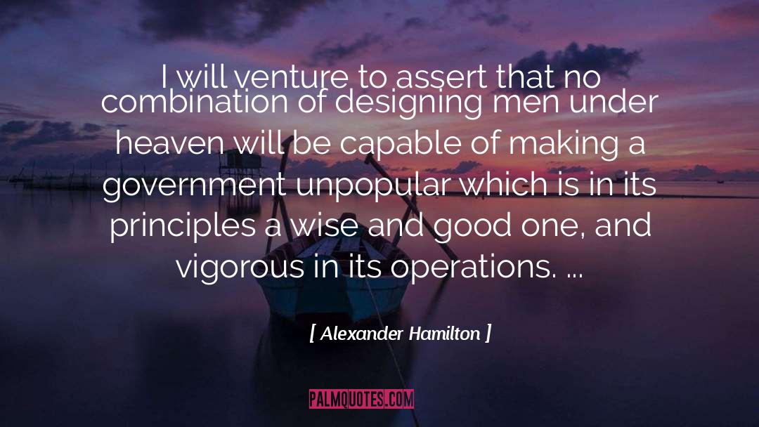 Unpopular quotes by Alexander Hamilton