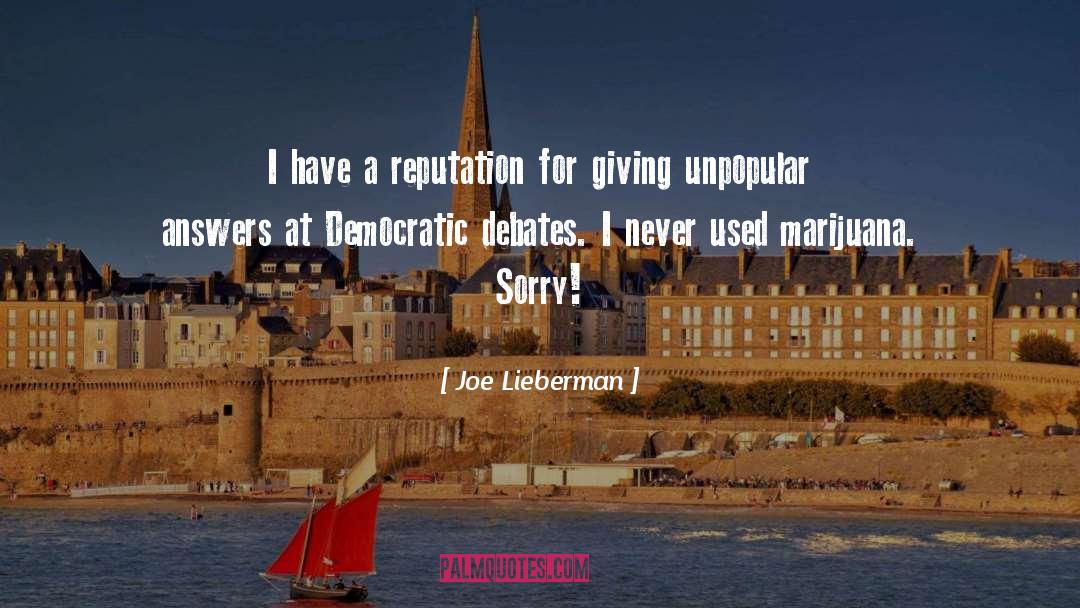 Unpopular quotes by Joe Lieberman