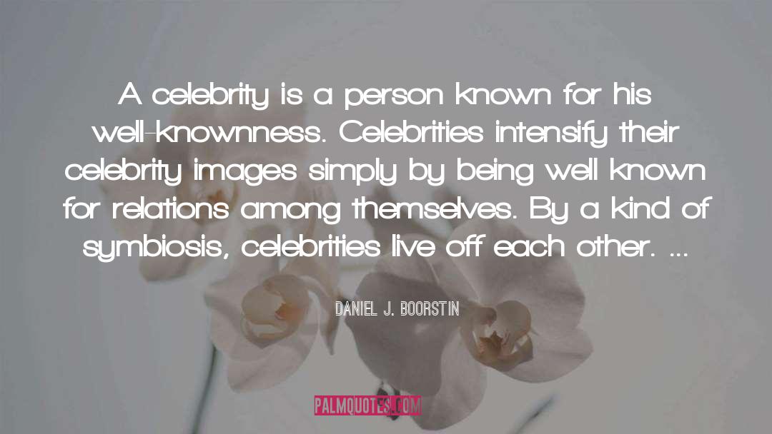 Unproblematic Celebrities quotes by Daniel J. Boorstin