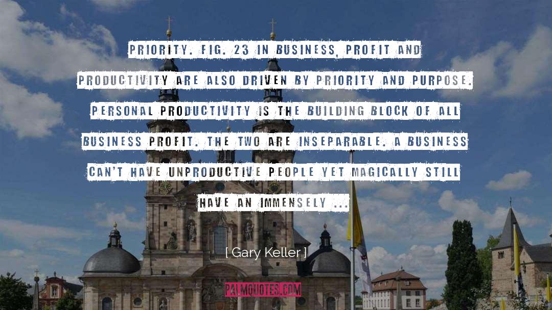 Unproductive quotes by Gary Keller