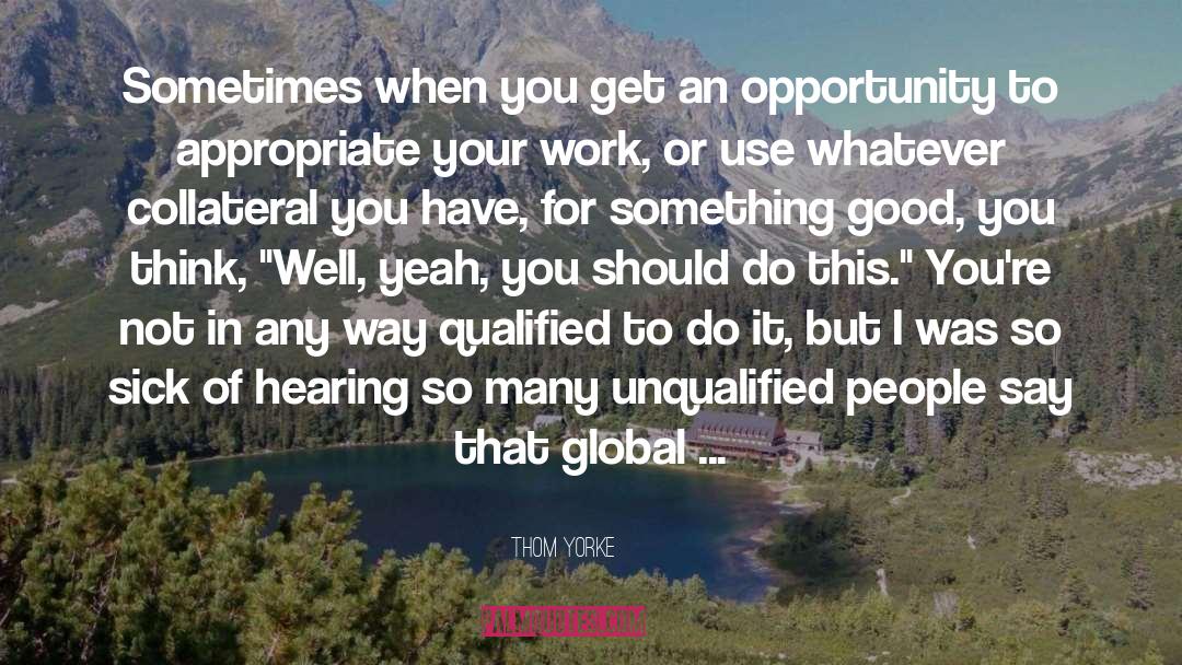 Unqualified quotes by Thom Yorke