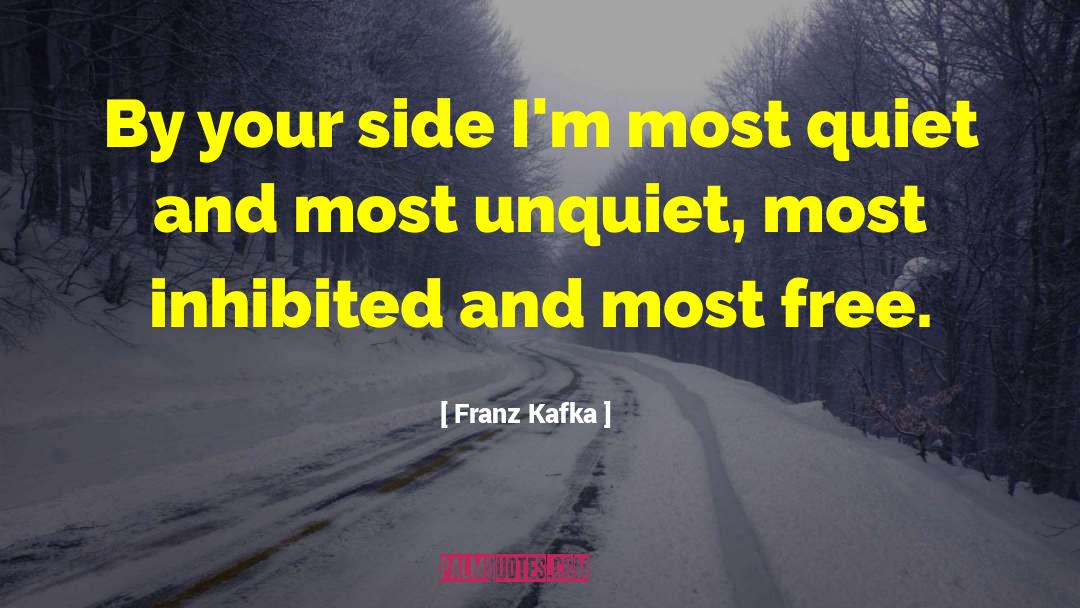 Unquiet quotes by Franz Kafka