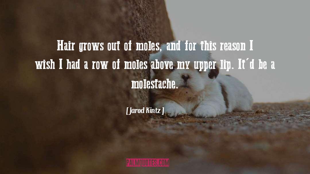 Unraised Moles quotes by Jarod Kintz