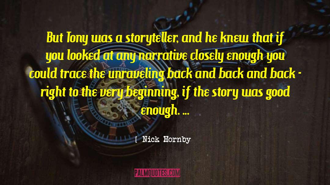 Unraveling quotes by Nick Hornby