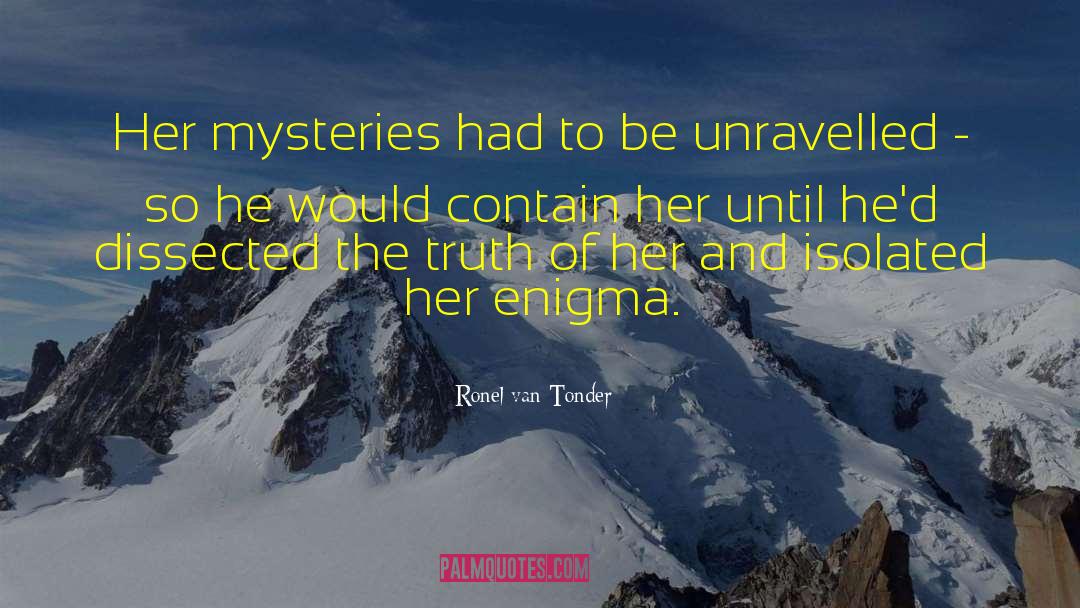 Unravelled quotes by Ronel Van Tonder