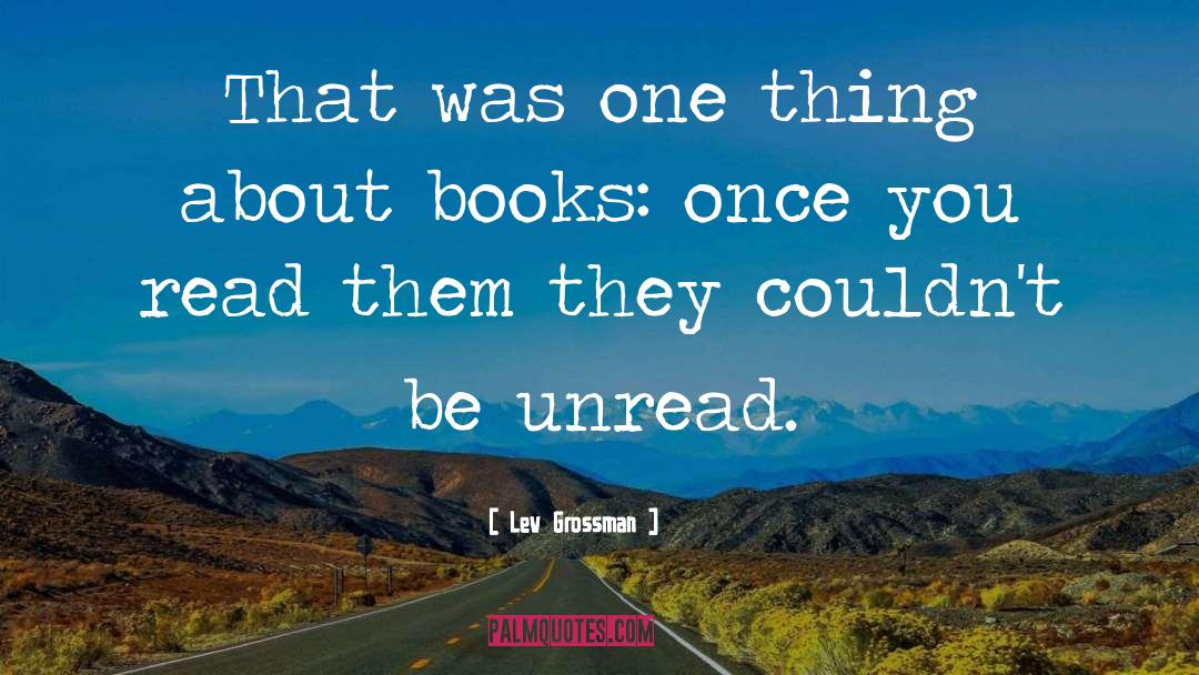 Unread quotes by Lev Grossman