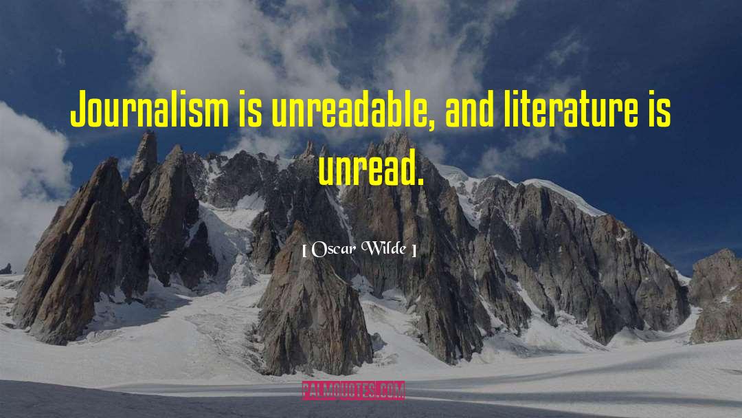 Unread quotes by Oscar Wilde