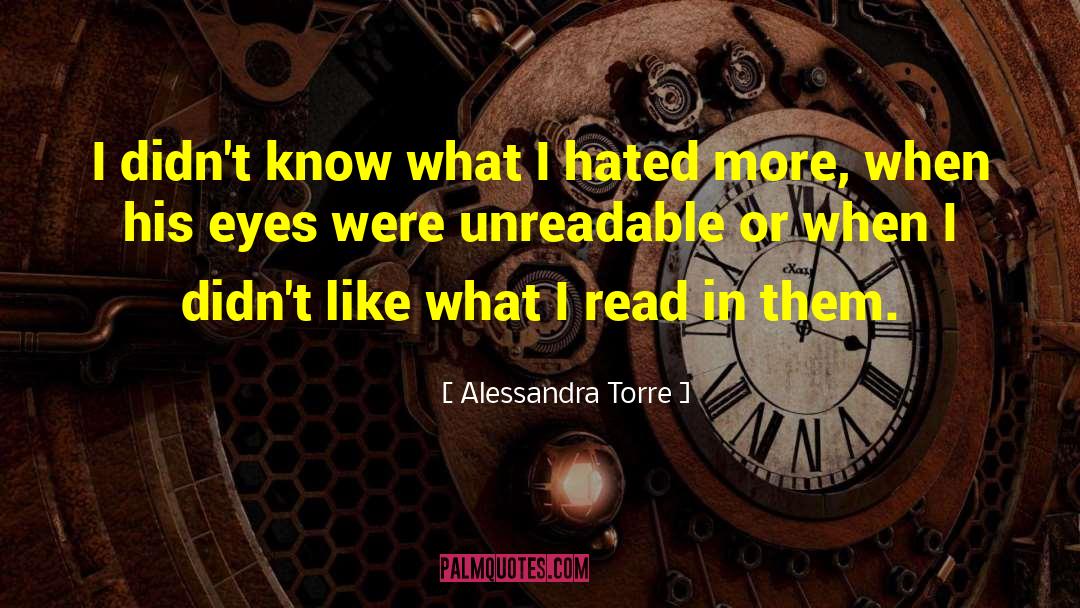 Unreadable quotes by Alessandra Torre