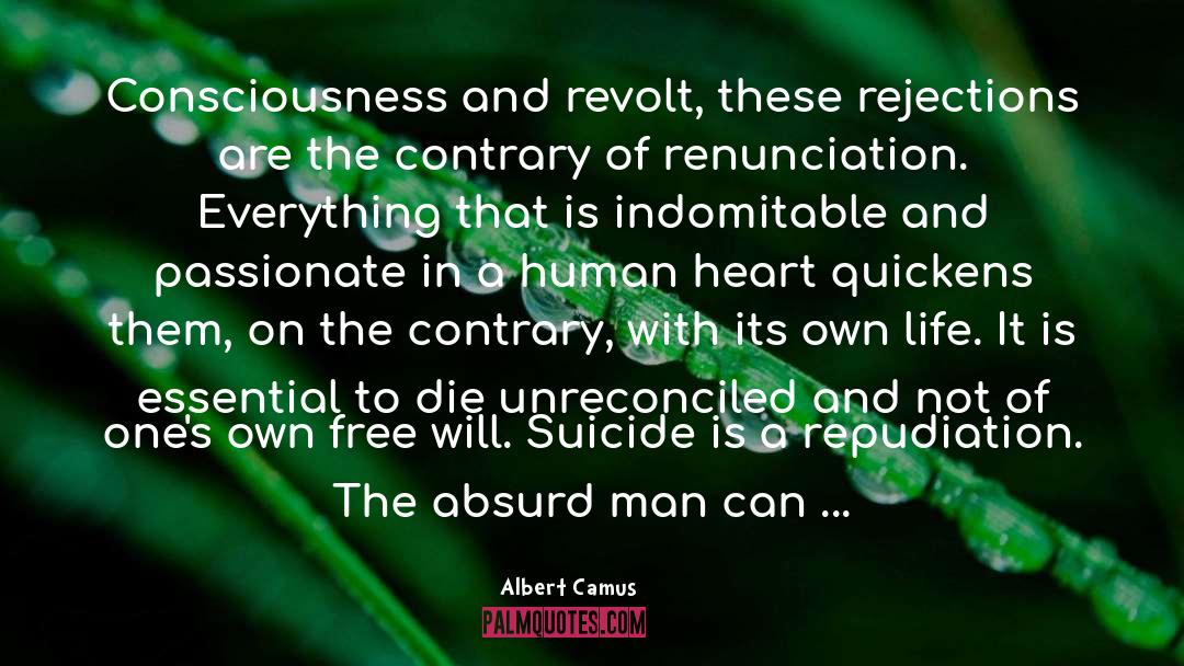 Unreconciled quotes by Albert Camus