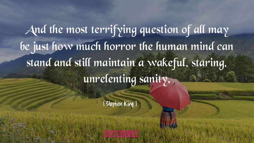 Unrelenting quotes by Stephen King