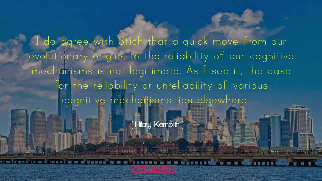 Unreliability quotes by Hilary Kornblith