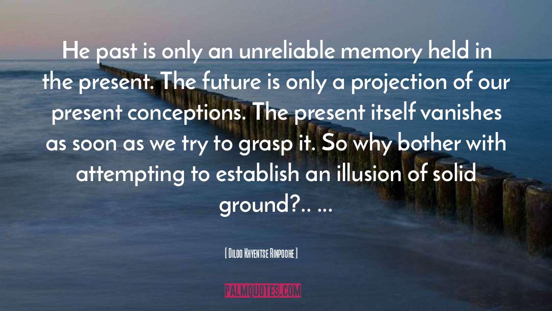 Unreliable Memory quotes by Dilgo Khyentse Rinpoche