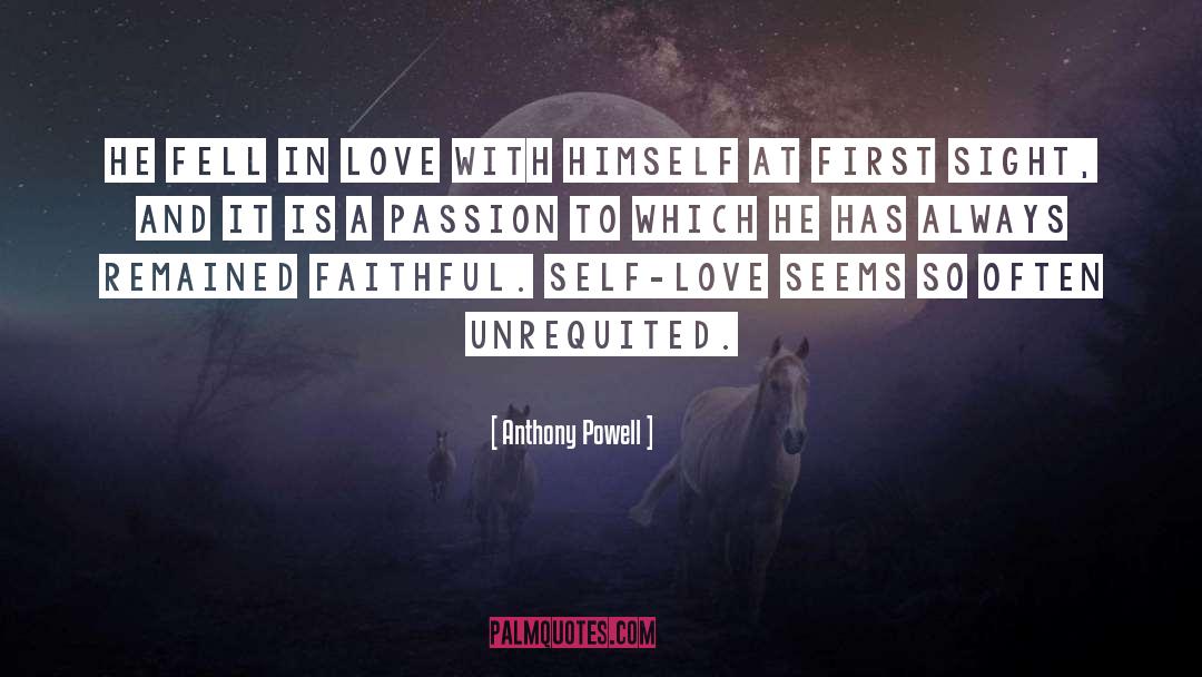 Unrequited Lovel quotes by Anthony Powell