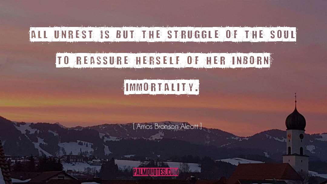 Unrest quotes by Amos Bronson Alcott