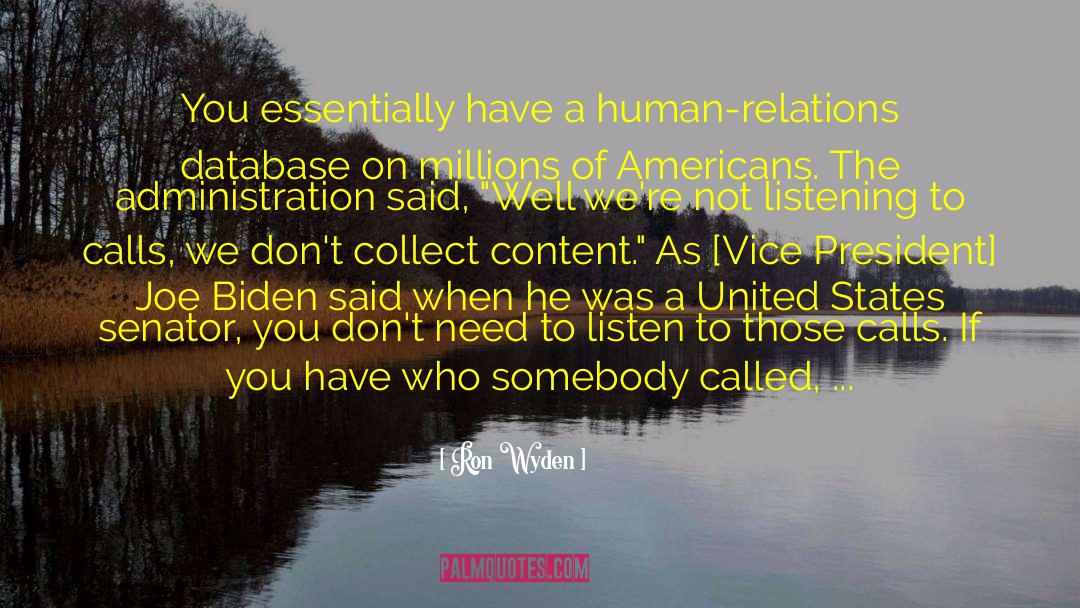 Unreturned Calls quotes by Ron Wyden