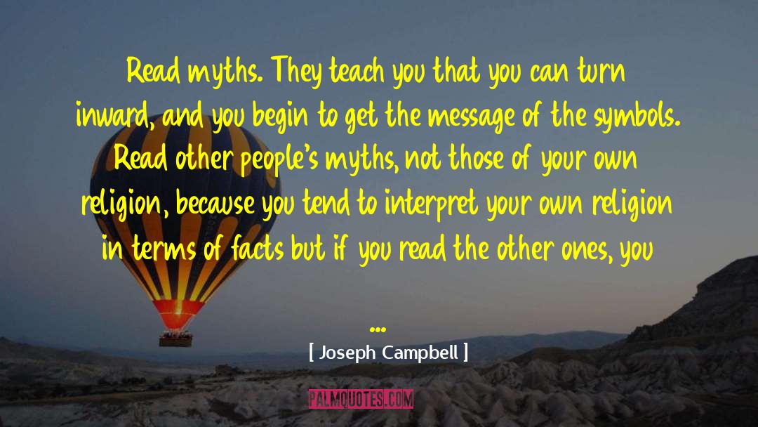 Unsafe People quotes by Joseph Campbell