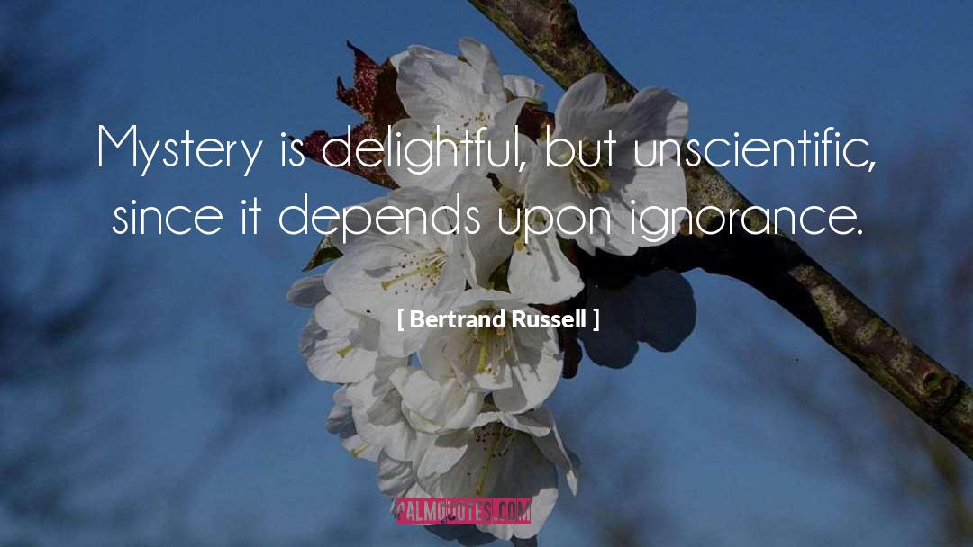 Unscientific quotes by Bertrand Russell