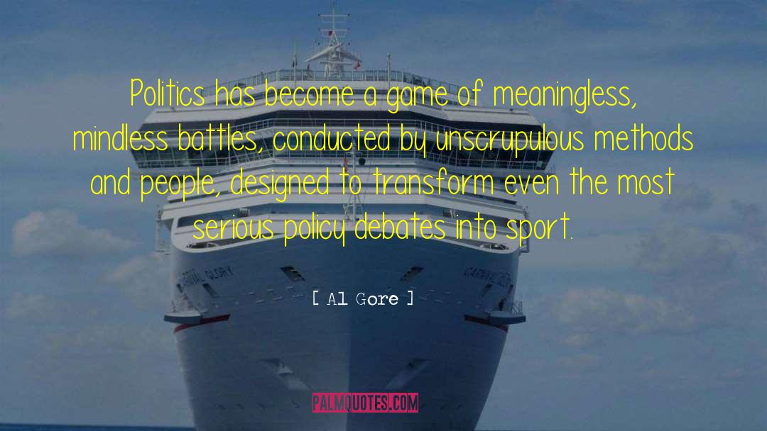 Unscrupulous quotes by Al Gore