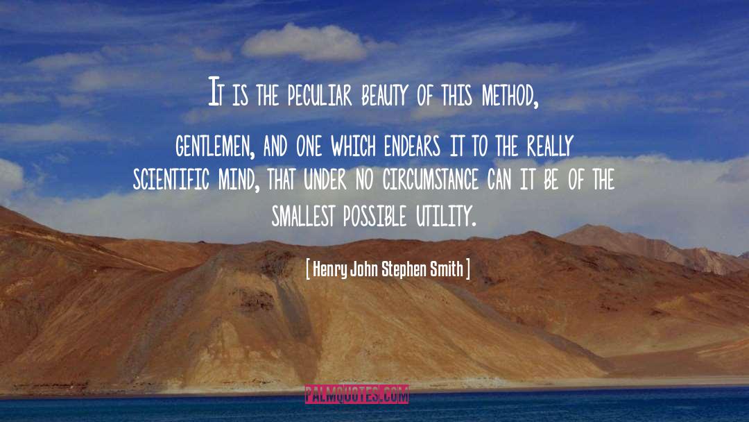 Unseen Beauty quotes by Henry John Stephen Smith