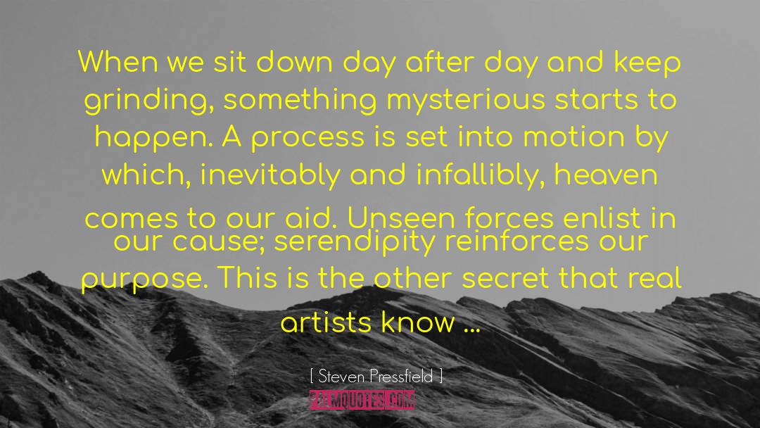 Unseen Forces quotes by Steven Pressfield