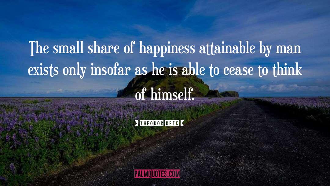 Unselfishness quotes by Theodor Reik