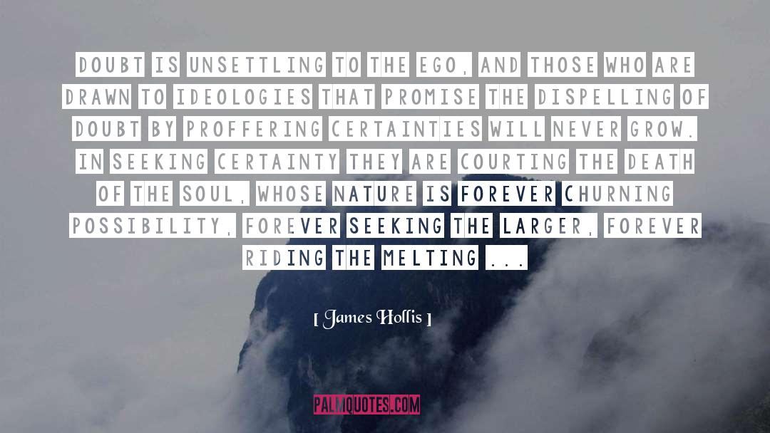 Unsettling quotes by James Hollis