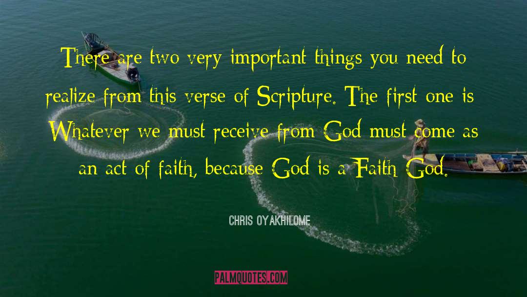 Unshakable Faith quotes by Chris Oyakhilome