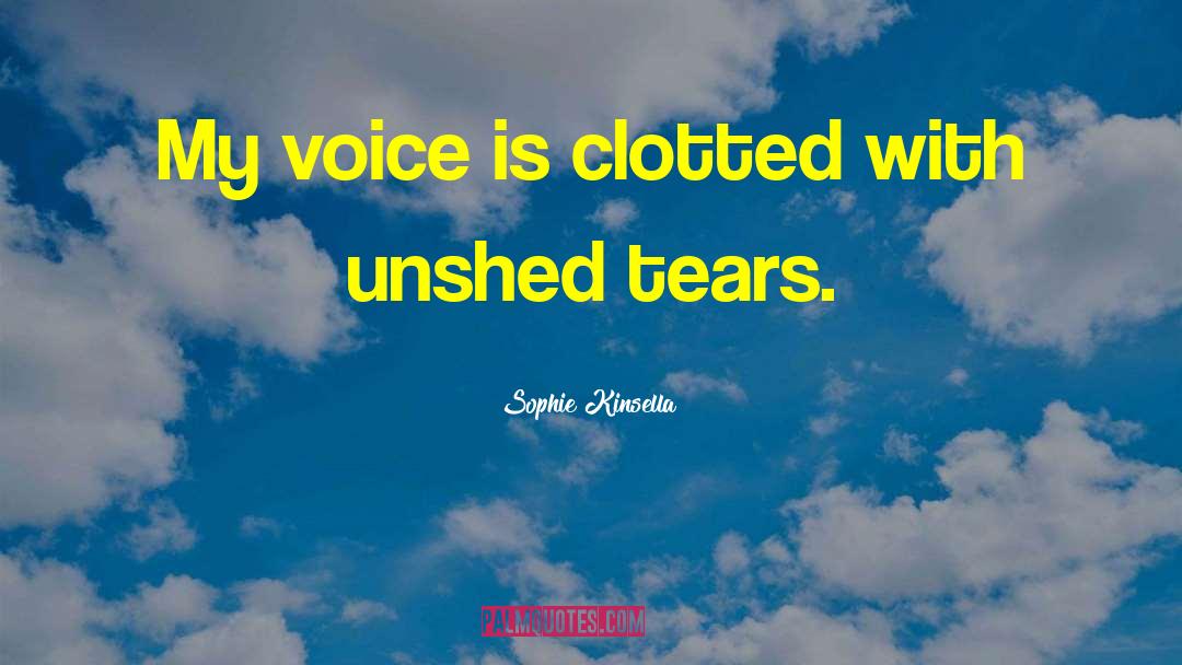 Unshed Tears quotes by Sophie Kinsella