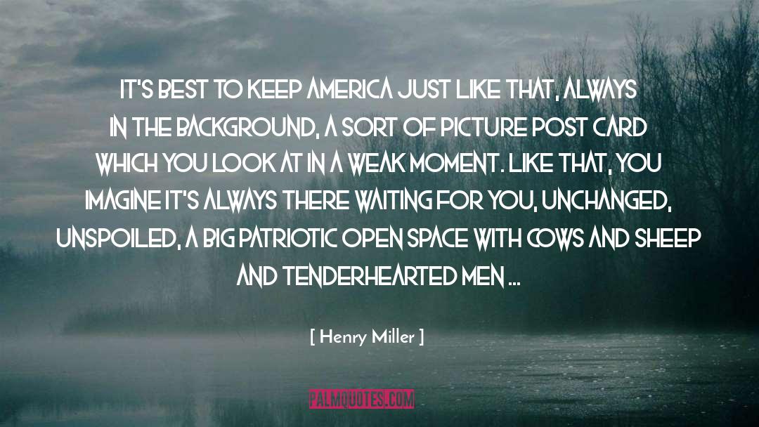 Unspoiled quotes by Henry Miller