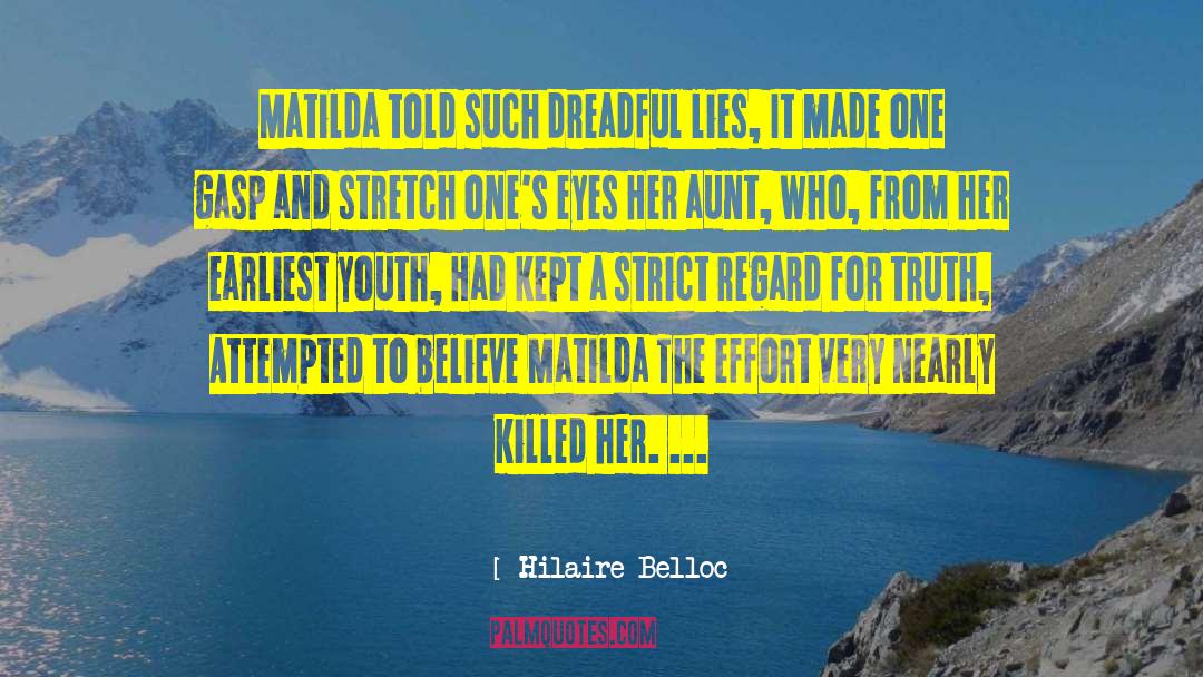 Unspoken Truth quotes by Hilaire Belloc