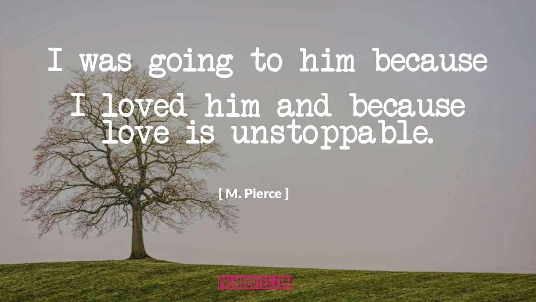 Unstoppable quotes by M. Pierce