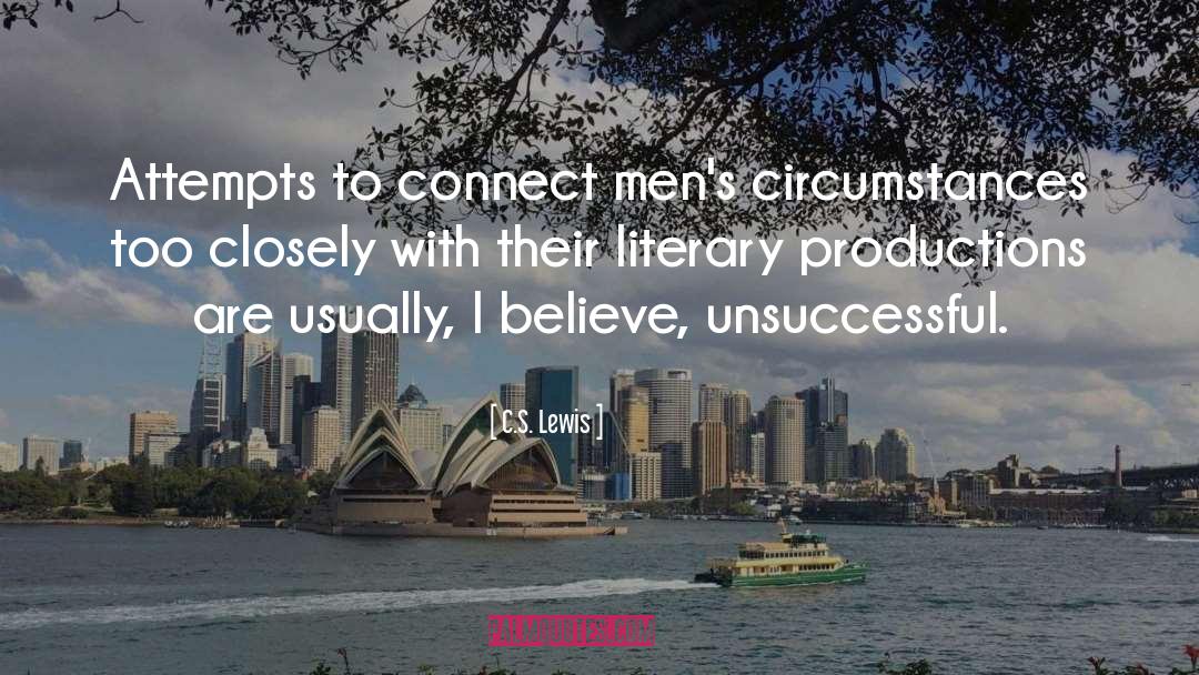 Unsuccessful quotes by C.S. Lewis