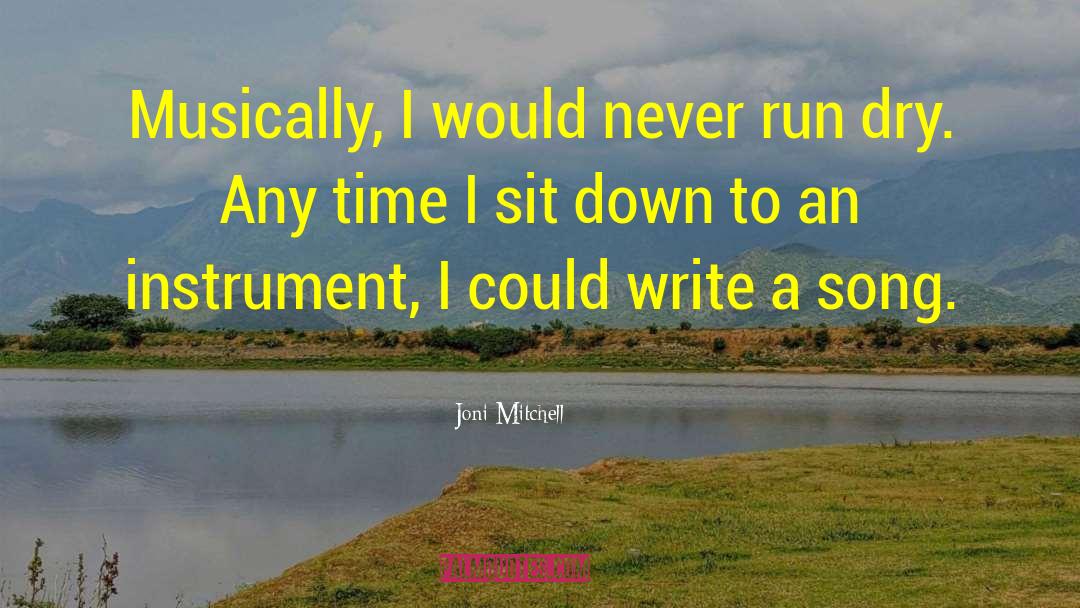 Unsung Song quotes by Joni Mitchell