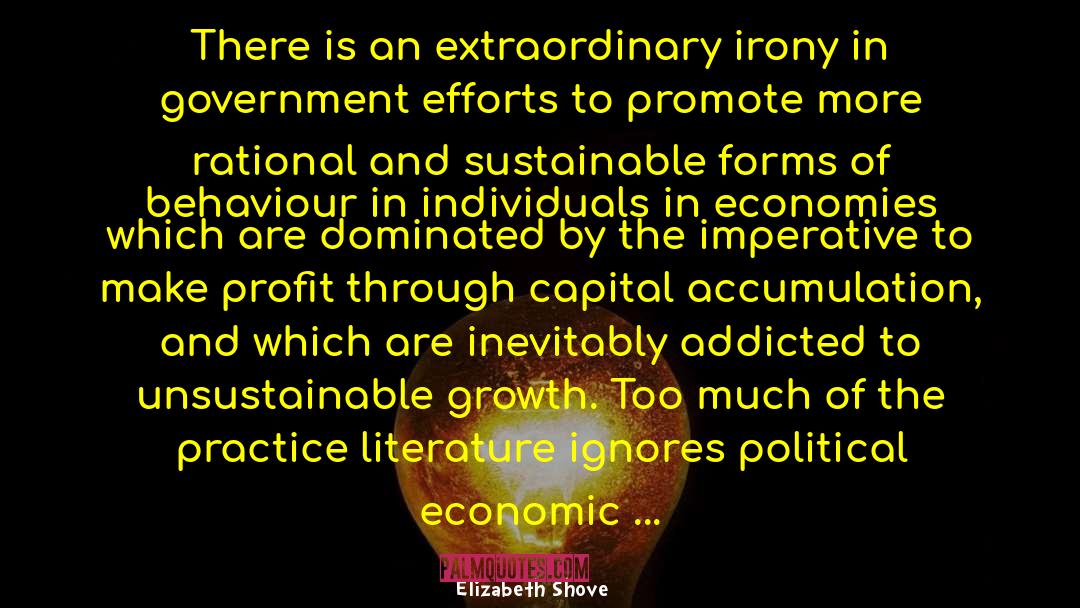 Unsustainable quotes by Elizabeth Shove