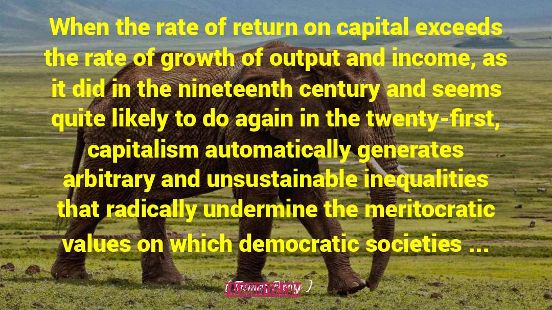 Unsustainable quotes by Thomas Piketty