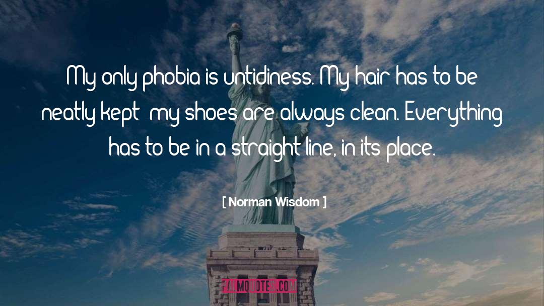 Untidiness quotes by Norman Wisdom