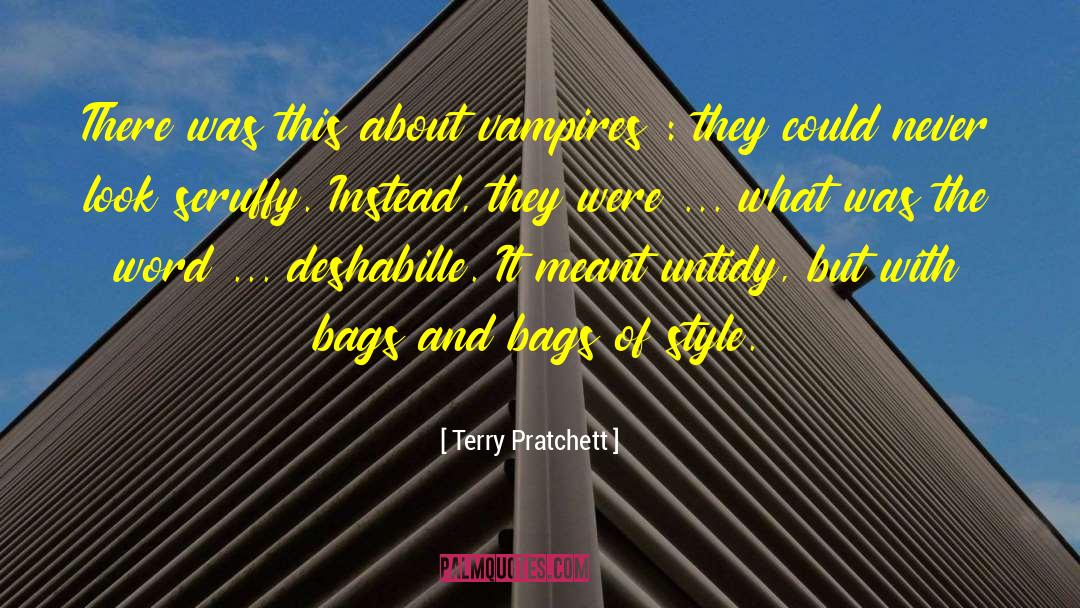Untidy quotes by Terry Pratchett