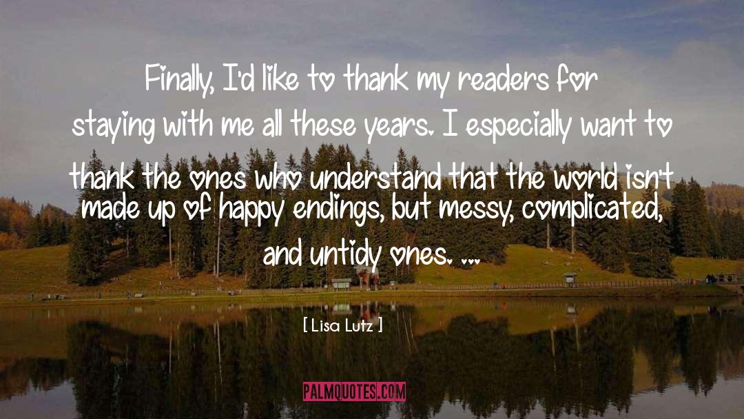 Untidy quotes by Lisa Lutz