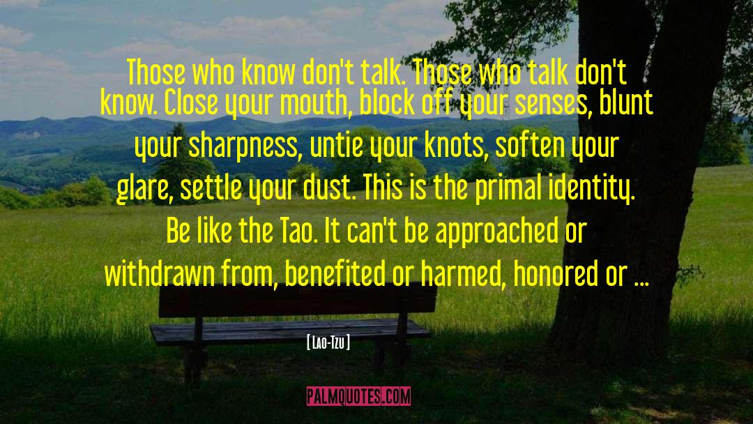 Untie quotes by Lao-Tzu