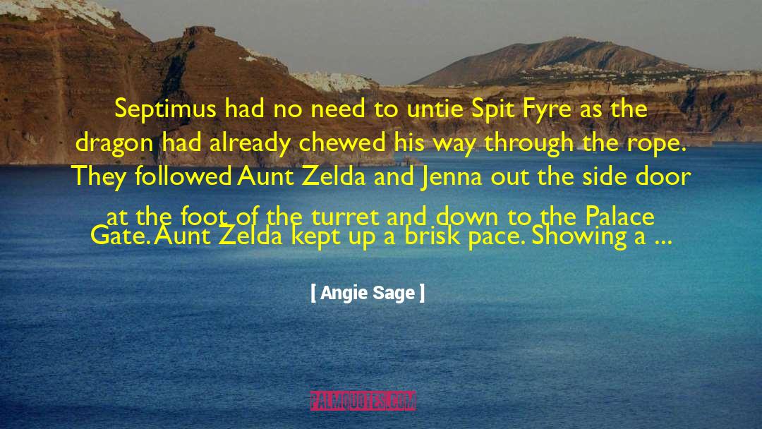 Untie quotes by Angie Sage